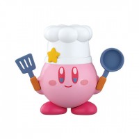 02-55501 Nintendo Kirby Dream Land  Capchara Muteki Suteki Closet Mini Figure Collection 400y - Chef Kawasaki Kirby