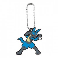 02-71669 Bandai Pocket Monster Pokemon Capsule Rubber Mascot Vol. 18 300y - Lucario