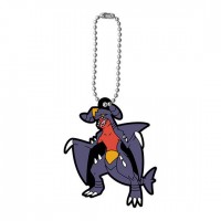 02-71669 Bandai Pocket Monster Pokemon Capsule Rubber Mascot Vol. 18 300y - Garchomp (Gaburias) 