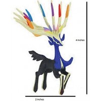 02-81248 1/40 Scale Pokemon XY Zukan Figures  01 300y - Xerneas