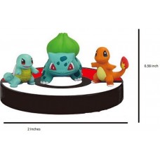 02-81248 1/40 Scale Pokemon XY Zukan Figures  01 300y - Squirtle, Venusaur, Charmander