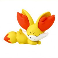 02-81336 Pokemon XY Oyasumi Friends Figure - Goodnight Friends Sleeping Pokemon 200y - Fennekin