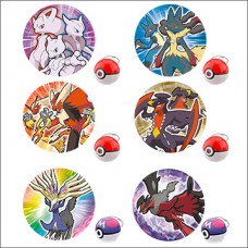 02-81539 Pokemon Projector Light XY Mini Pokeball Image Light Projector 200y - Set of 6