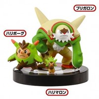 02-81541 1/40 Scale Pokemon Zukan Figures Collection 3D Encyclopedia  Pokemon XY 02 300y - Chespin : Quilladin : Chesnaught
