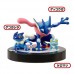 02-81541 1/40 Scale Pokemon Zukan Figures Collection 3D Encyclopedia Pokemon XY 02 300y - Set of 4