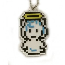 02-82068 Earthbound  Mother 2 Kizetsu Plate Flat Keychain 200y - Paula