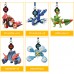 02-82222 Pokemon XY DX 03 Mega Evolution Netsuke Strap Mini Figure Mascot 200y - Set of 5