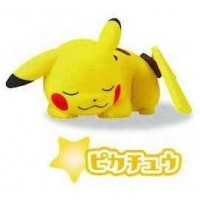 02-82781 Pocket Monster Pokemon XY Sleeping Friends Mini Figure 200y - Pikachu