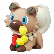 02-87420  Pokemon Sun & Moon Pokapoka Biyori Ideal Warm Day Flower Themed Mini Figure 300y - Rockruff