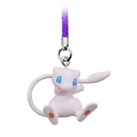 02-87674 Pokemon Netsuke Mascot Mewtwo Strikes Back Evolution Figure Mascot Strap 200y - Mew