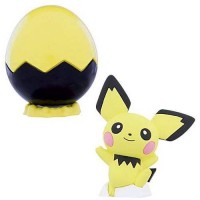 02-88414 Pocket Monster Pokemon Sun & Moon Egg Pot Vol. 2 Character Capsule Figure 300y - Pichu