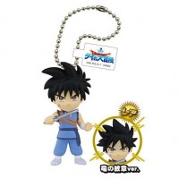 02-88841 Dragon Quest The Adventure of Dai Mini Figure Mascot / Keychain 300y - Dai (Variant)