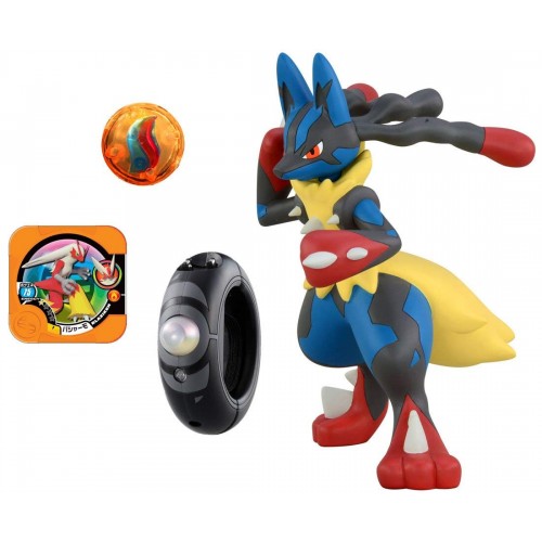 02 81491 Pokemon Xy Mega Ring Shinka Mega Lucario Special Figure Set 3600y
