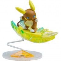 02-88898 Takara Tomy EZW-02 Moncolle-EX Monster Collection EX Lightning Surf Ride Figure  - Alola Raichu 1200y