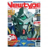 05-57372 Newtype USA The Moving Pictures Magazine Nov 2007 5th Anniversary  Issue Gundam 00