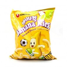 0X-21540 Nongshim Banana Kick  Banana Snack 1.58 Oz (45g)