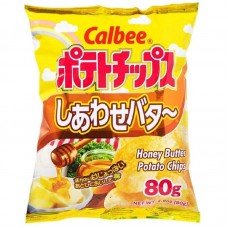 0X-00221 Calbee Honey Butter Potato Chips 2.80Oz (80g)