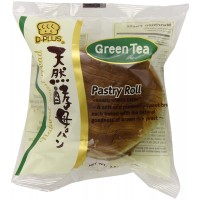 0X-65106 Shirakiku D-Plus Natural Yeast Bread Baked Wheat Cake - Green Tea 2.82 Oz (80 g)