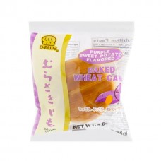 0X-69678 Shirakiku D-Plus Natural Yeast Bread Baked Wheat Cake - Purple Sweet Potato Flavored 2.64 Oz (75 g)