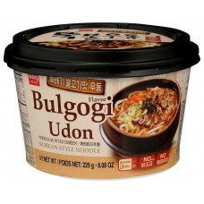 0X-28998 Wang Korea  Bulgogi Flavored Udon Noodle 8.08 Oz (229 g)