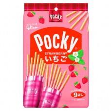 0X-11873 Glico Pocky Strawberry 9 Pack