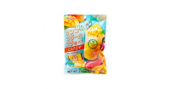 0X-03660 Kasugai Mango Cream Frappe Candy 2.68 Oz (76 g)