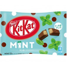 0X-17953  Japanese Kit Kat Mini Chocolate - MINT Flavored 4.4 Oz 127 g