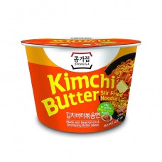 0X-07695 Jongga Kimchi Butter Stir-Fried Noodles 4.87 Oz (138 g)