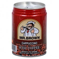 0X-04214 Mr. Brown Cappuccino Iced Coffee 8.12 Fl Oz (240 ml)