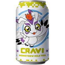 0X-68293 CRAVI Digimon Honeydew Milk Tea - Gomamon  10.65 Oz 315ml