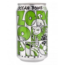 0X-54252 OCEAN BOMB ONE PIECE ZORO SPARKLING WATER (LEMON) 11.15 Oz (330ml)