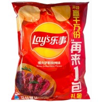 0X-91922 Lay's Texas Grilled BBQ Flavor Potato Chips 2.46 Oz (70 g)