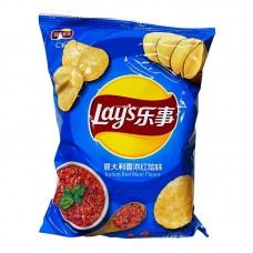 0X-91923 Lay's Potato Chips - Italian Tomato Meat Flavor 2.46oz (70g)