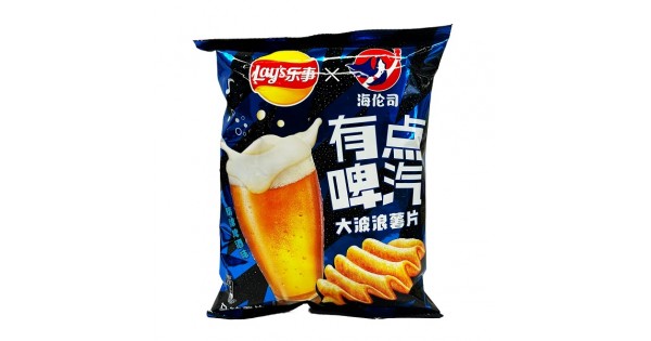 0X-92343 Lay's Wavy Potato Chips - Craft Beer Flavor 2.11oz (60 g)