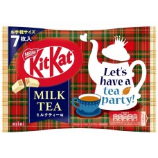 0X-18080 Japanese Kit Kat Milk Tea Kit Kat Mini Chocolate 2.86 Oz (81.2g)