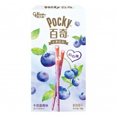 0X-04155 Glico Pocky Milk and Blueberry Fruit 1.58 Oz (45 g)