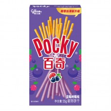 0X-04359 Glico Pocky Blueberry and Rasberry  1.94 Oz (55 g)