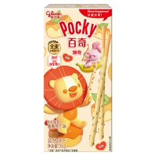 0X-04430 Glico Pocky Chocolate and Banana pudding Cream with Cookie Crumbs  1.58 Oz (45 g)