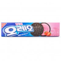 0X-08824 OREO Strawberry Cream Cookie 3.53 oz (100g)