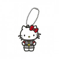 SR-45437 Gundam x Hello Kitty Capsule Rubber Mascot 300y - Bright Noa x Hello Kitty