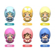 01-44691 Piyokuru Vocaloid  “Hatsune Miku 01”  Egg Capsule  Keychain Mascot 400y - Set of 6