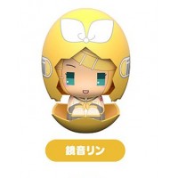 01-44691 Piyokuru Vocaloid  “Hatsune Miku 01”  Egg Capsule  Keychain Mascot 400y - Kagamine Rin