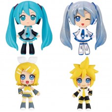 01-05239 Vocaloid Hatsune Miku Deforme Mini Figure Mascot Collection - Set of 4