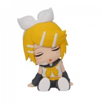 01-06644  Vocaloid Hatsune Miku Katazun Sleeping Mascot Mini Figure 400y - Kagamine Rin