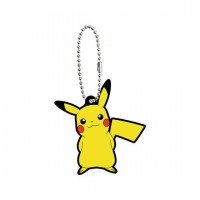 02-48863 Pocket Monsters Pokemon Capsule Rubber Mascot Vol.13 300y - Pikachu