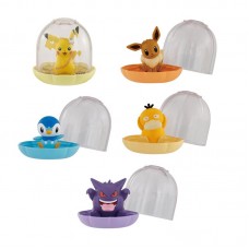 02-51011 Pokemon Gemry  Clear Dome Jewelry Holder 300y - Set of 5