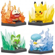 02-06722 Pokemon Diorama Collect Pardea Region 300y - Set of 4