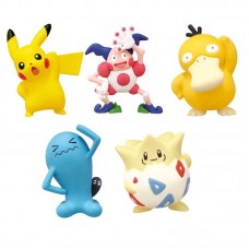 02-88895 Pokémon - Narande Taisou Side by Side Gymnastics Mascot - Mini Figure Collection 200y - Set of 5