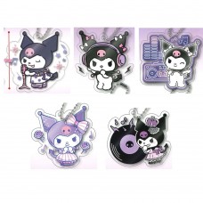 SR-28939 Sanrio Kuromi Acrylic Keychain 300y