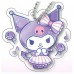 SR-28939 Sanrio Kuromi Acrylic Keychain 300y